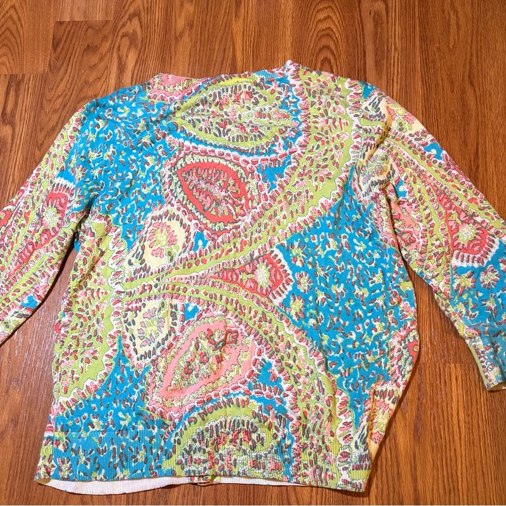 Talbots Multicolor Knit Sweater - Picture 3 of 5